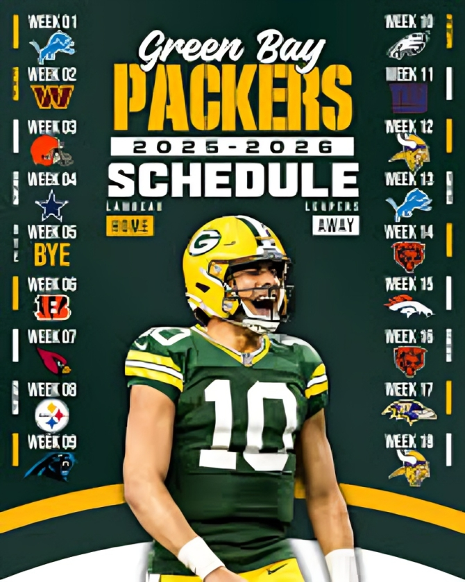 Packers Schedule 2025