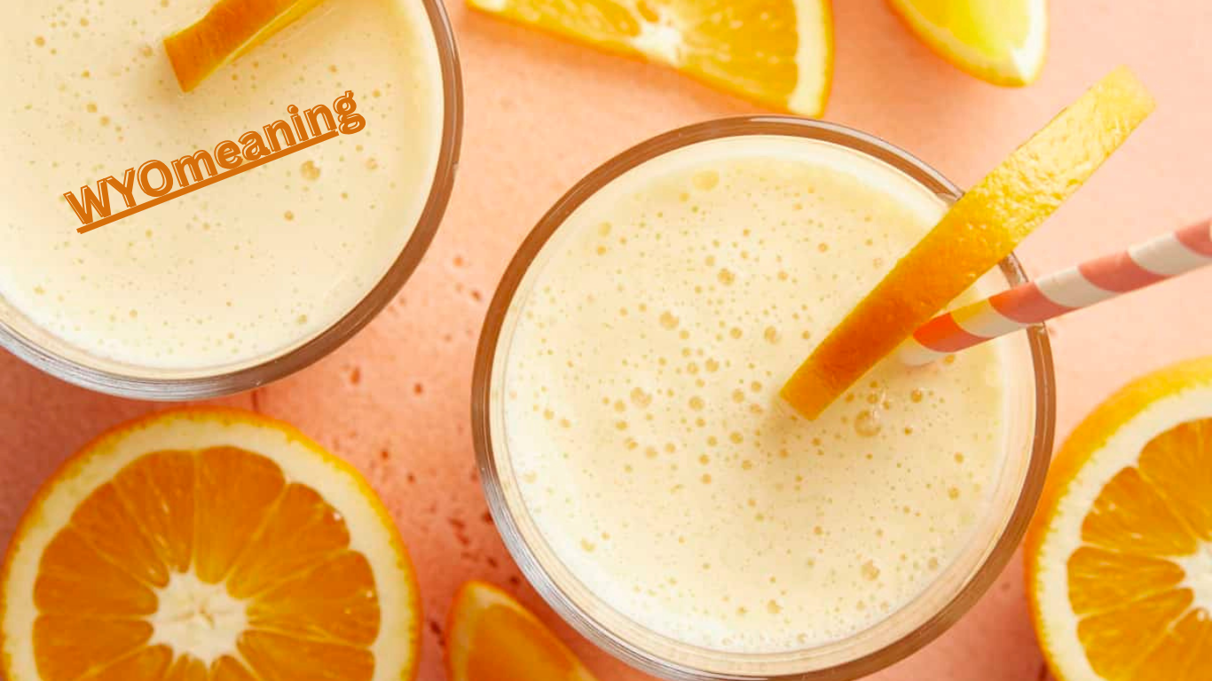 The Original Orange Julius Recipe with Egg