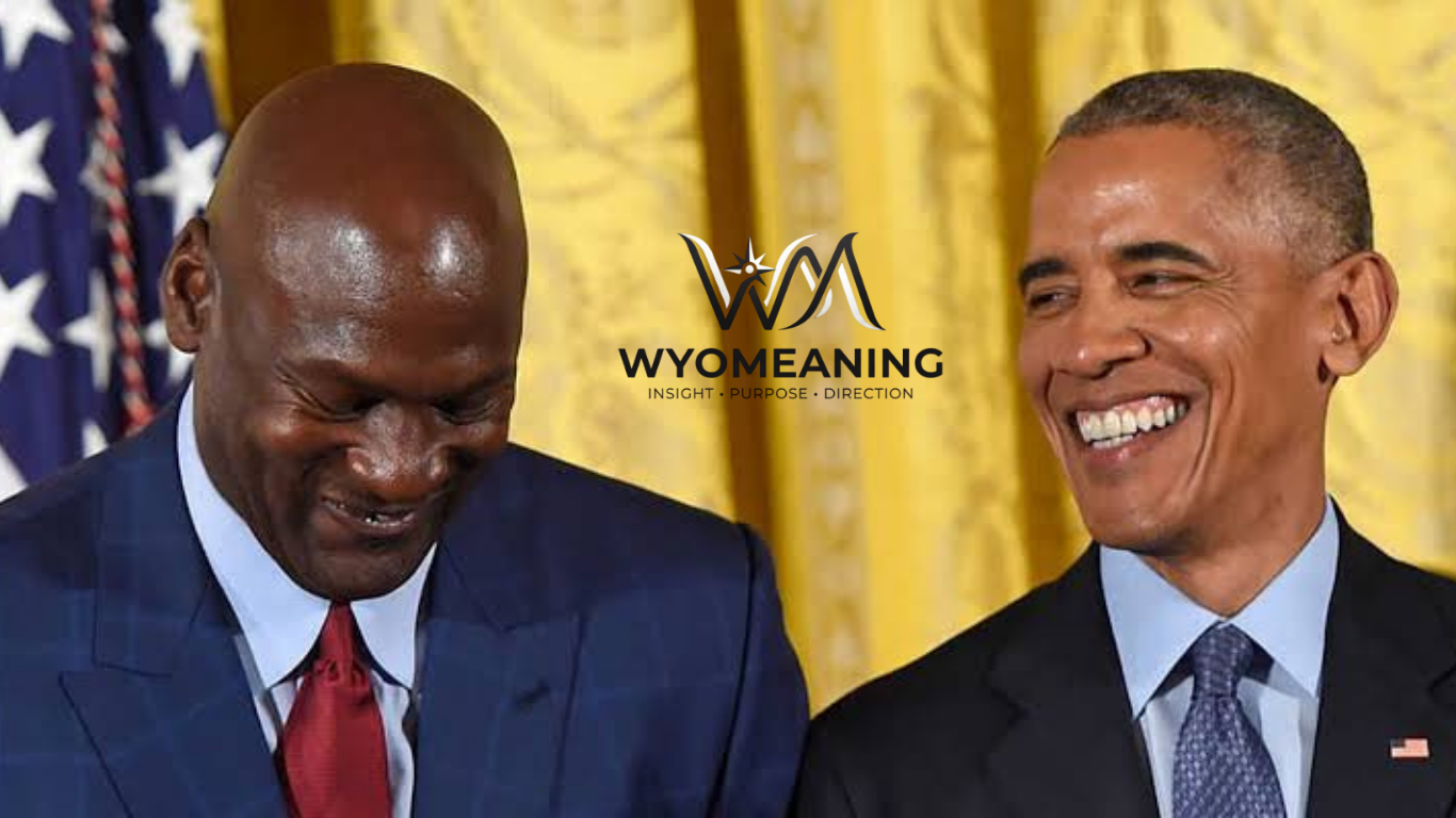 Michael Jordan and Barack Obama